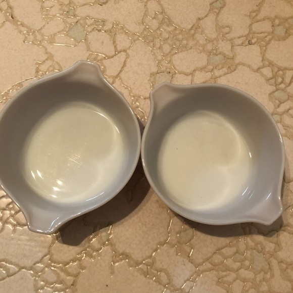 Lot of 2 brown Woodland Pyrex mini bowls EUC - Picture 3 of 4